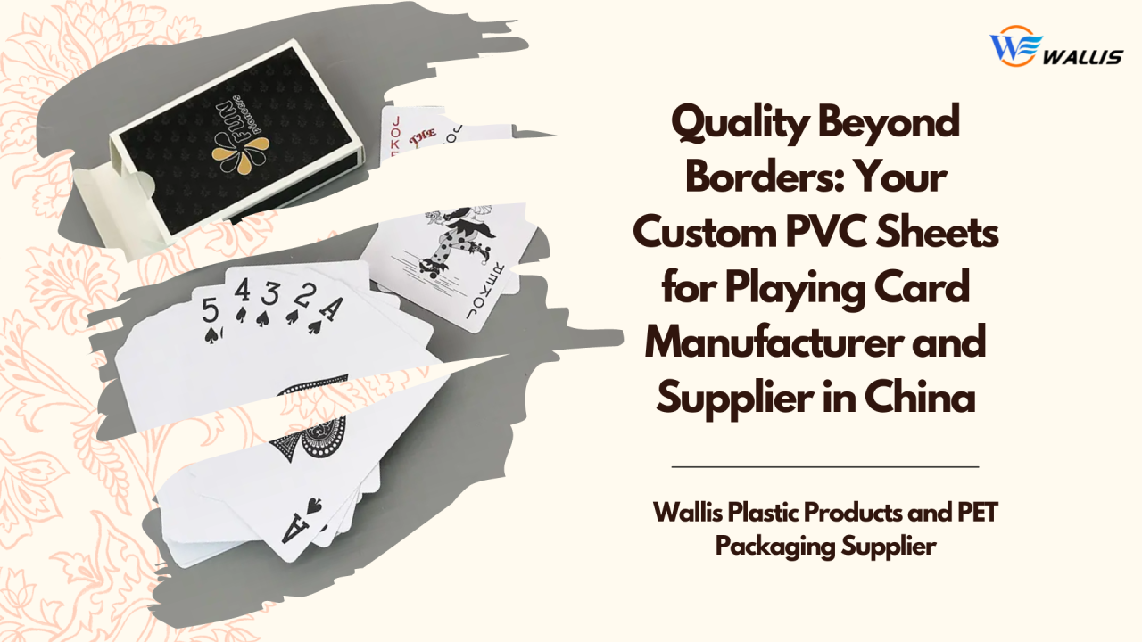 Изготовленные на заказ листы ПВХ для изготовления и поставщика игральных карт в Китае