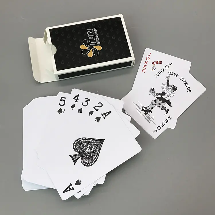 Печать логотипа на заказ, изображение игры, ПВХ, материал игральной карты-WallisPlastic