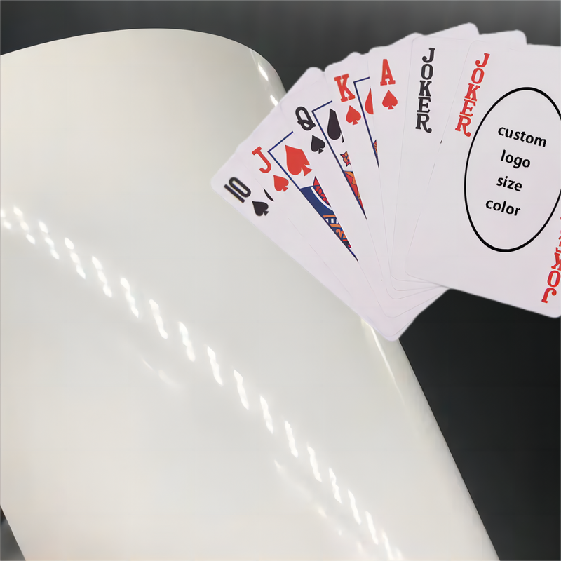 Высоконепрозрачный лист ПВХ класса казино для игральных карт в покер-WallisPlastic