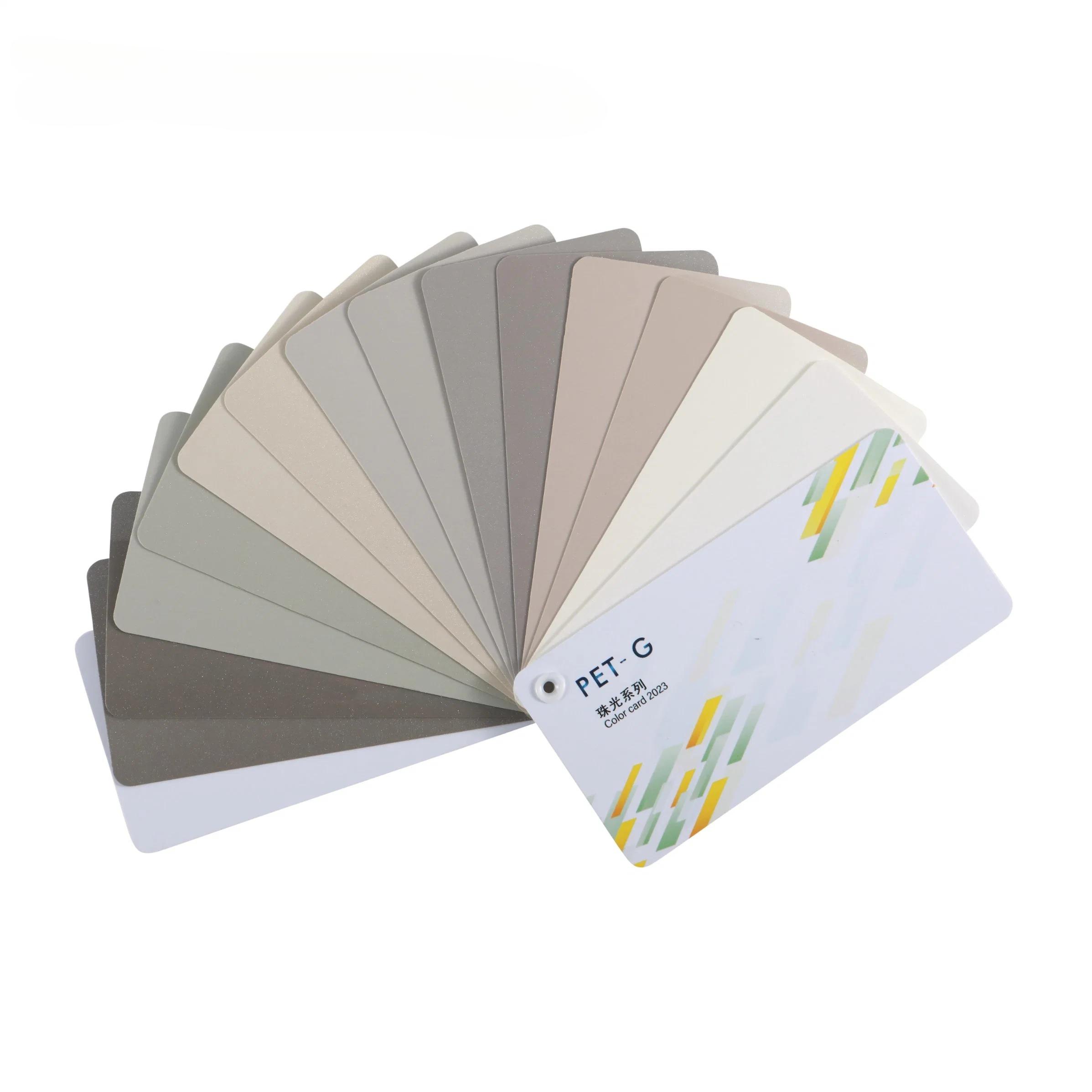 Цветной лист PETG толщиной 0,15-0,8 мм для ламинирования плит МДФ и мебели-wallis
