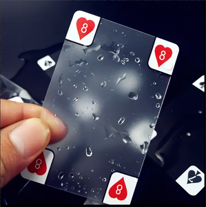 Прочный прозрачный лист ПВХ для игральных карт в покер-WallisPlastic