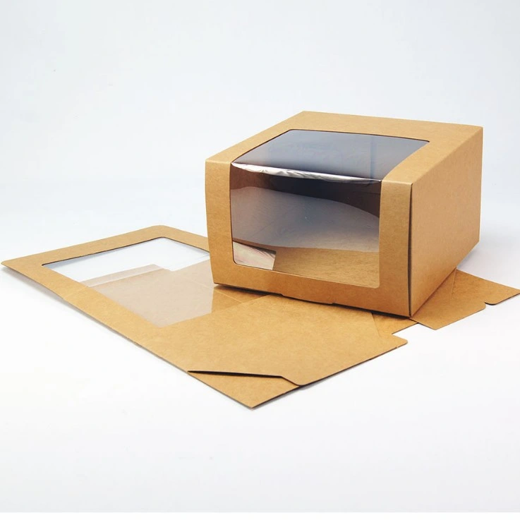 Высококачественная печать логотипа по индивидуальному заказу, прозрачная оконная коробка из ПВХ-WallisPlastic
