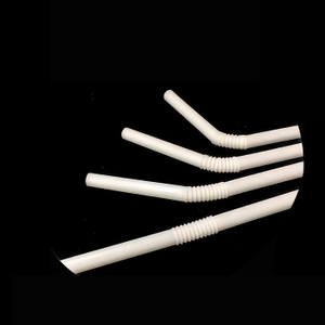 Биоразлагаемые эко-соломинки из PLA Компостируемые одноразовые изогнутые соломинки-wallis