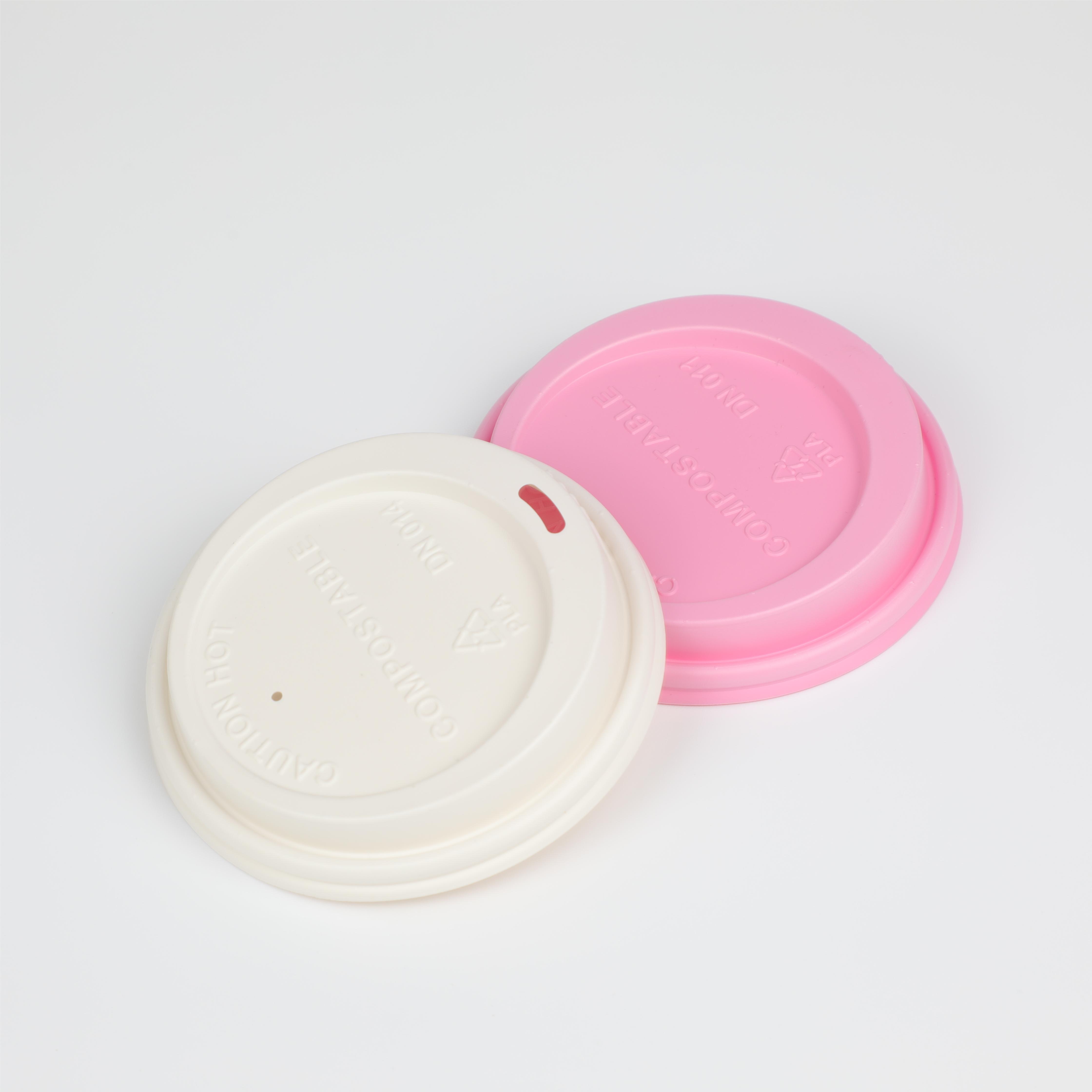 Различные цвета, размеры, разлагаемые крышки для кофейных чашек из PLA-wallis