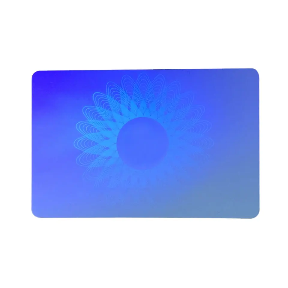 Высококачественный индивидуальный логотип для защиты от поддельных карт из ПВХ-WallisPlastic