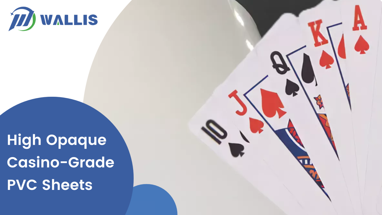 Улучшите впечатления от игры в покер с помощью высоконепрозрачного ПВХ-листа Wallis казино-класса