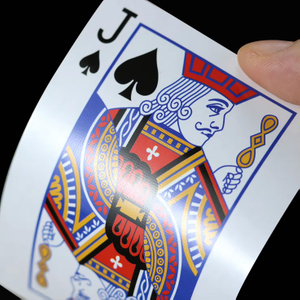 Качество печати на заводе-покере индивидуальные игральные карты с льняной отделкой