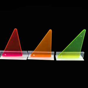 Индивидуальная флуоресцентная акриловая панель дисплея разных цветов