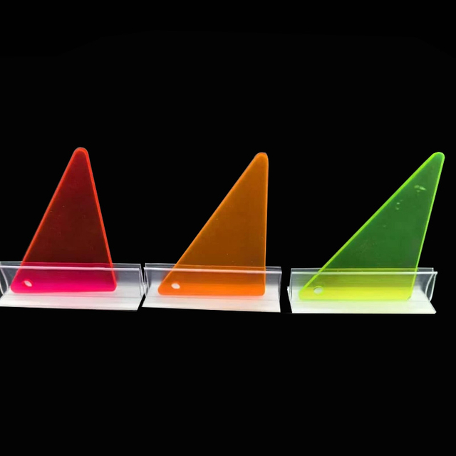 Индивидуальная флуоресцентная акриловая панель дисплея разных цветов