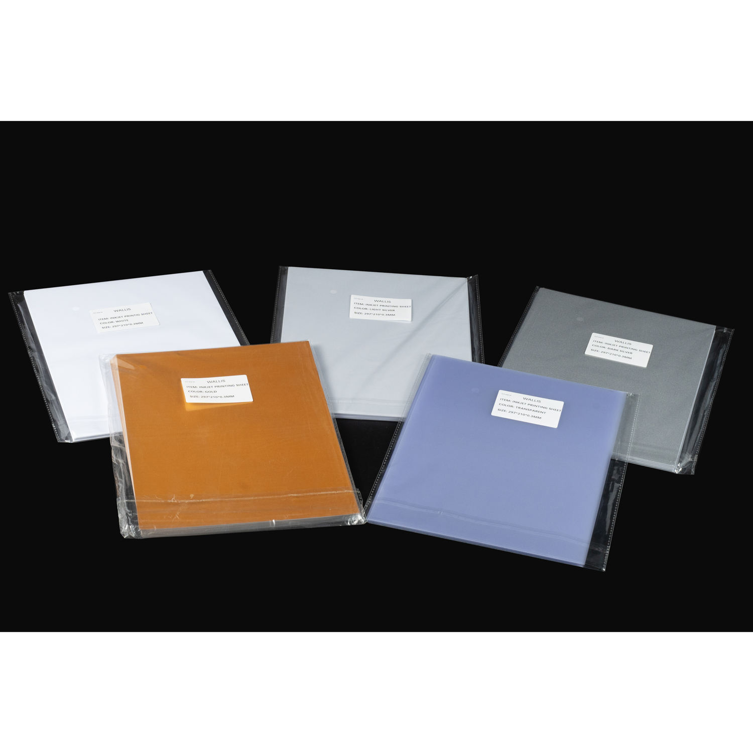 Лист ПВХ для печати Пластиковый лист для струйной печати, используемый для всех видов карточек-WallisPlastic